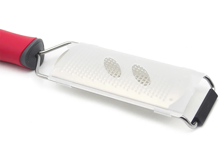 Multifunctional Kitchen Tools Wide Board Cheese Grater Lemon Zester Stainless Steel Blade For Cheese Chocolates Slicer with Protective Cover (7)
