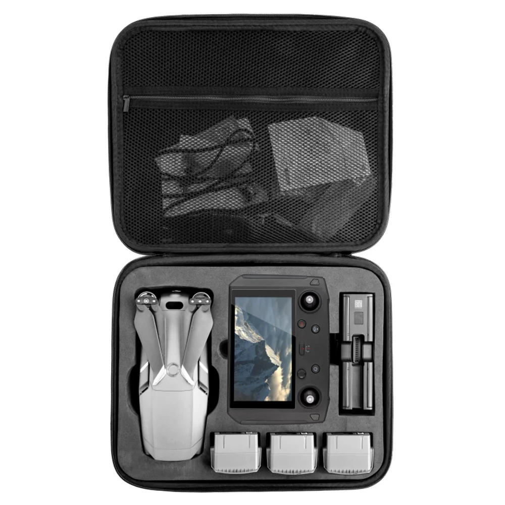 For DJI Smart Controller Wear-resistant EVA Storage Bag Hard Shell Carrying Case Shoulder Bag for DJI Mavic 2 Drone Accessories-9