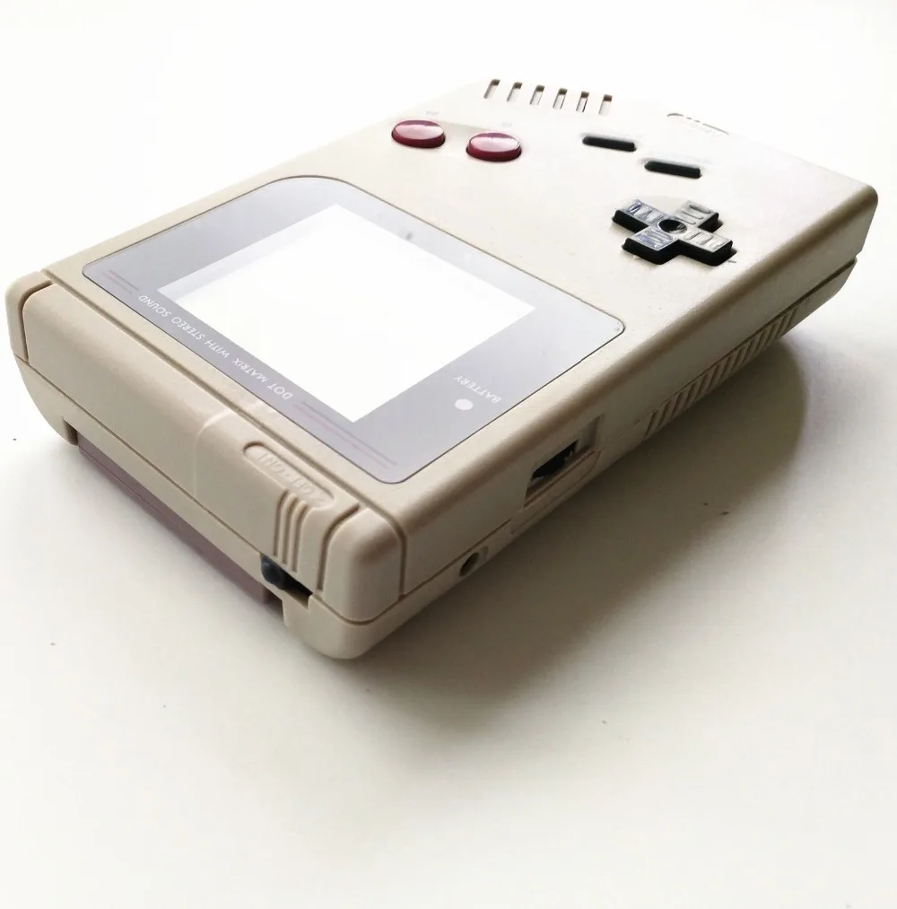 Профессионально Отремонтированная консоль GameBoy DMG GB + игровая карта серая