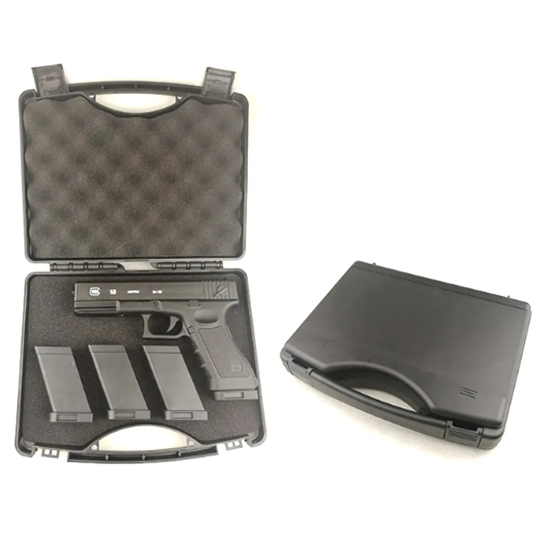 Tactical Water Bullet Toy Plastic Suitcase Storage Box for Glock G18/G17/M92/1911 and Other Small Blaster Tactical Water Bullet Toy Plastic Suitcase Storage Box for Glock G18/G17/M92/1911 and Other Small Blaster