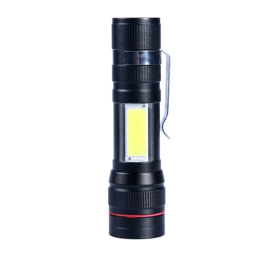 

Mini Flexible COB bright Aluminium Alloy LED flashlight Outdoor Multifunctional flashlight 500LM 5W Waterproof