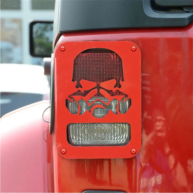 Фонарь Чехлы для мангала гвардейской протекторы для 2007- Jeep Wrangler задний фонарь декоративная крышка для Jeep Wrangler JK Интимные аксессуары
