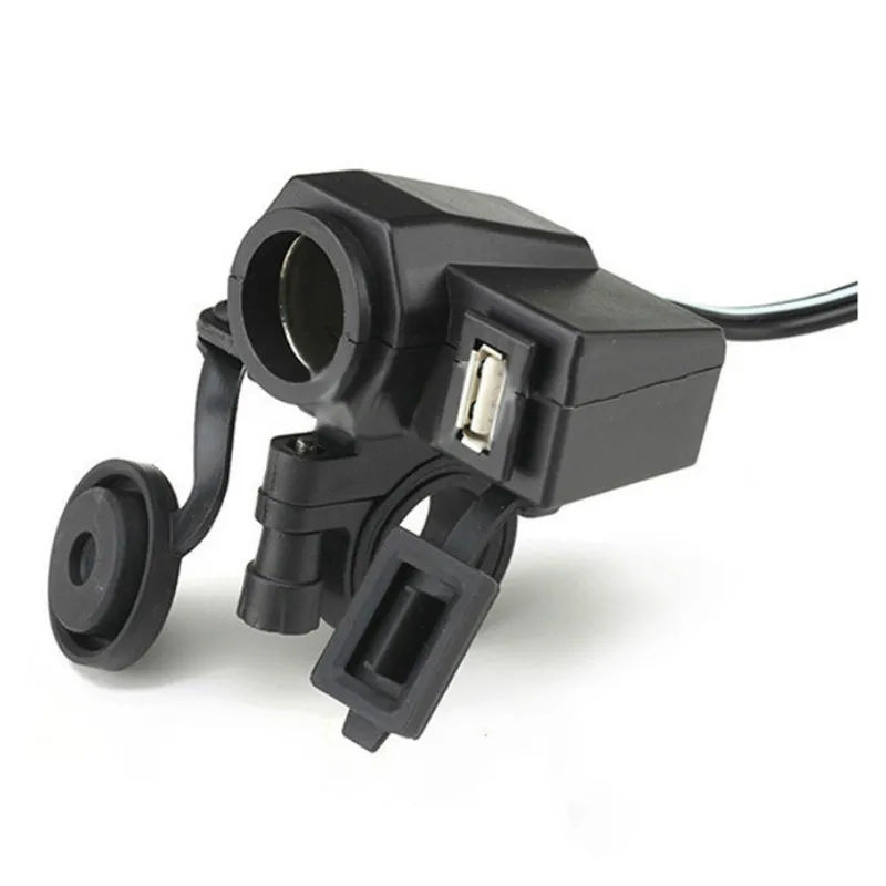

Motorcycle USB Charger Adapter Cigarette Lighter Waterproof USB Power Charging Socket Outlet