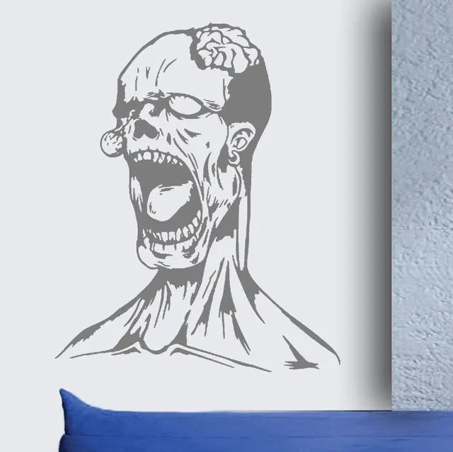 Best Offers Zombie Wall Decal The Walking Dead Vinyl Sticker Undead Scary Art Horror Decor E638