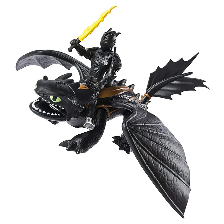 

1Pc Toothless Action figure Light Fury How to Train Your Dragon Toothless Toys For Children's Birthday Gifts
