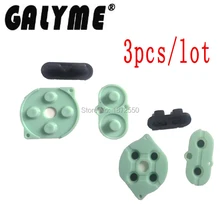 Горячая 3 шт./компл. пластиковый проводящий резиновый коврик набор подходит для Nintendo dogbc GameBoyColor GBO DMG мальчик консоли кнопки D-Pad Кнопка