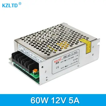 

AC-DC Switching Power Supply 12V 5A 60W 110V / 220V Input Charger Adapter for Monitor VHF Ham Radio 3D Printers High Quality