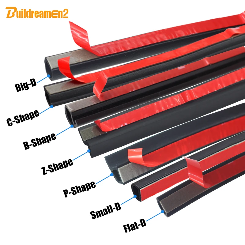 

Buildreamen2 For Vauxhall Viva GTC Corsavan Vectra Zafira Insignia Car Weather Strip Car Styling Door Trunk Hood Seal Strip