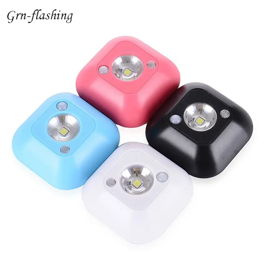 

Mini Wireless Night Light AAA Battery Powered with PIR Motion sensor Light Wall LED Emergency Lamp for Toilet Kitchen loft stair