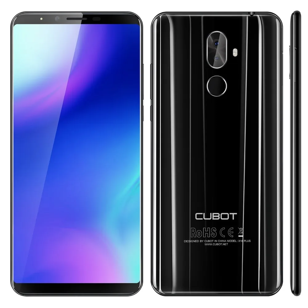 Cubot X18 Plus Android 8,0 18:9 FHD+ 4 Гб rom 64 Гб 5,99 дюймов MT6750T восьмиядерный смартфон 6 МП 13 МП Две sim-карты 4G мобильный телефон