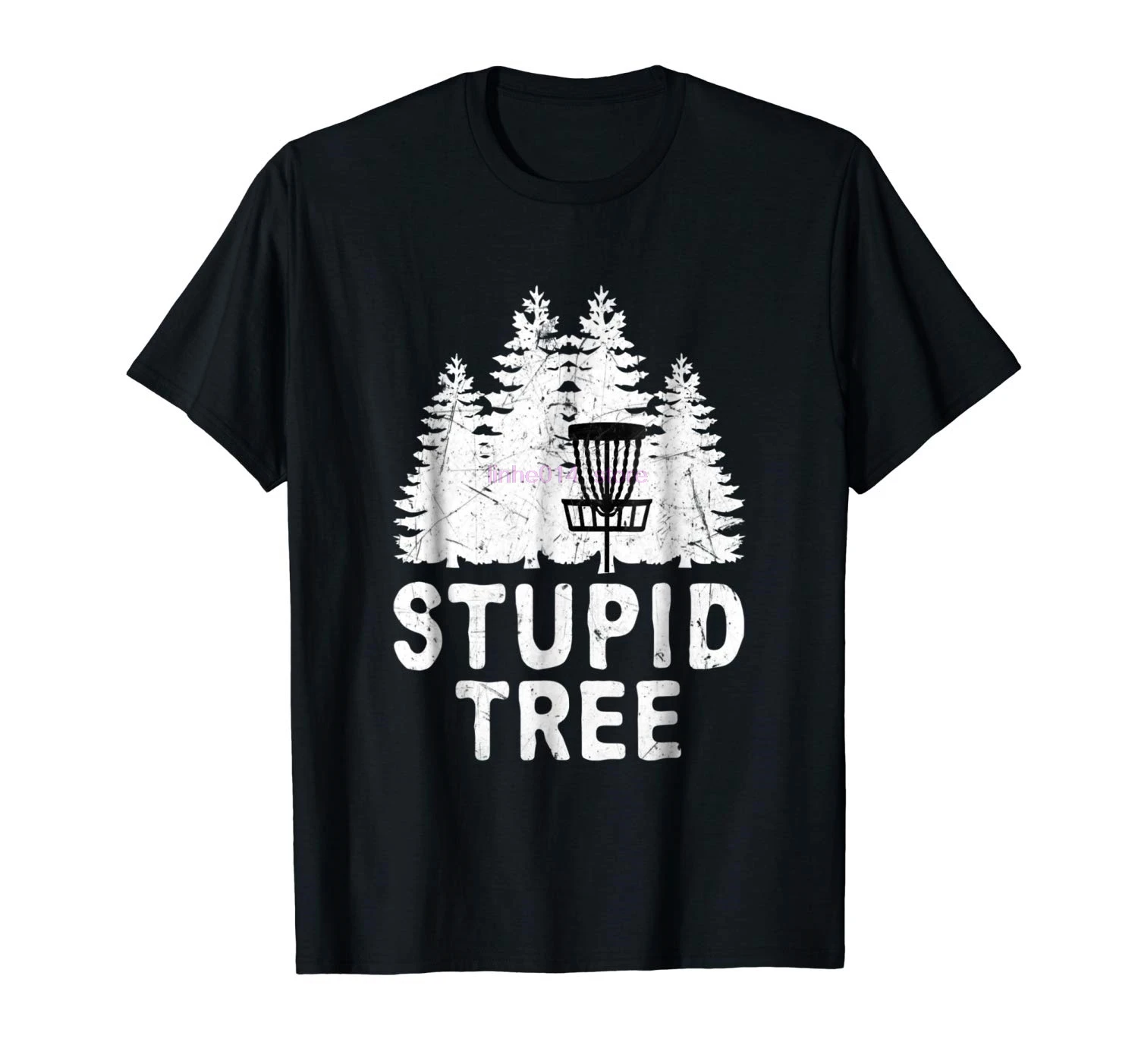 brand men shirt Funny Disc Golf Stupid Tree Distressed Frisbee Golf T Shirt brand men shirt Funny Disc Golf Stupid Tree Distressed Frisbee Golf T Shirt