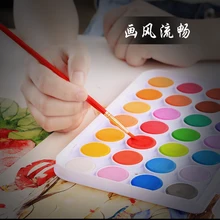 Акварельная краска портативная твердая краска Акварельная краска ing для студентов художников поставщиков