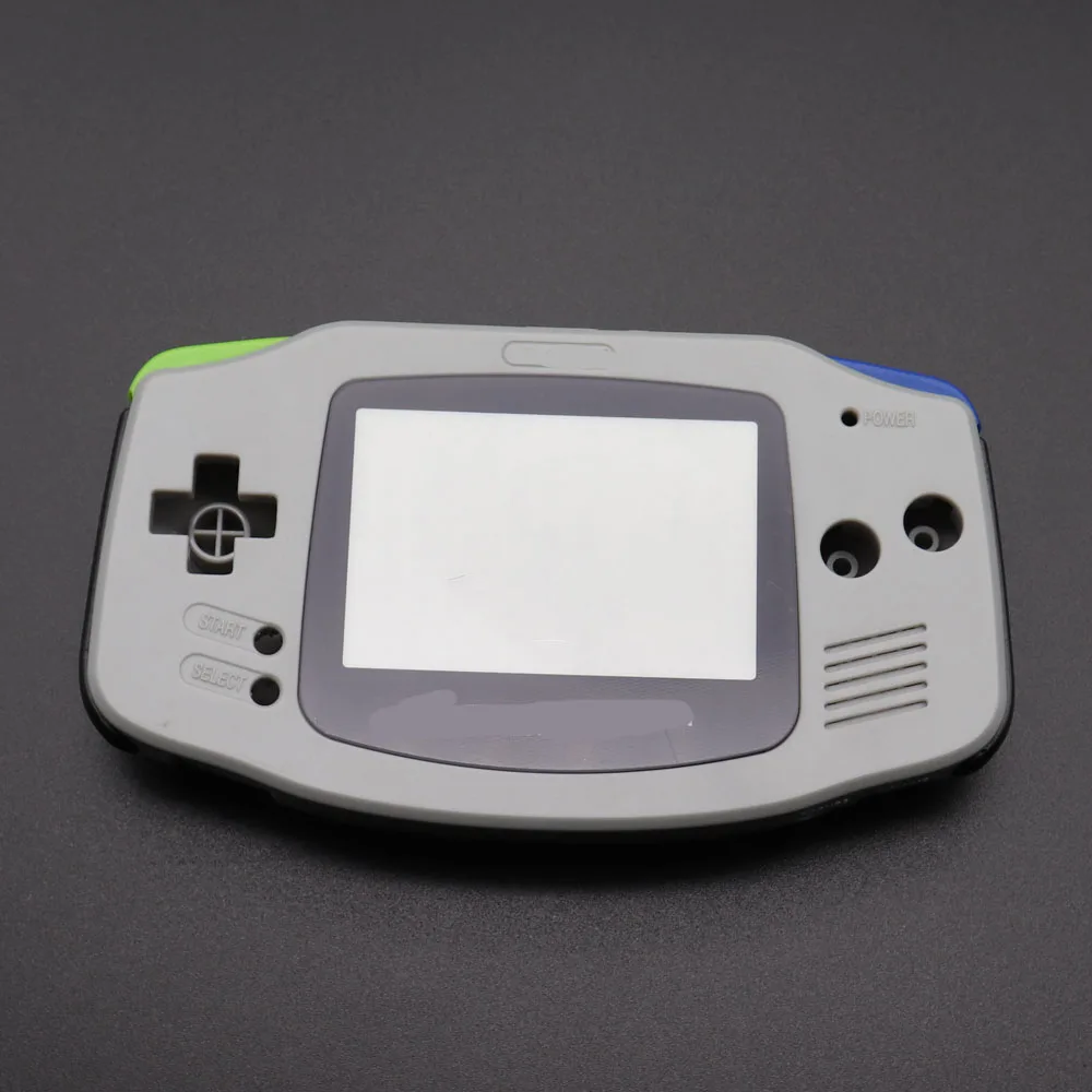 Чехол накладка для Gameboy Advance GBA Super Famicom серая с резиновыми прокладками|Чехлы| |