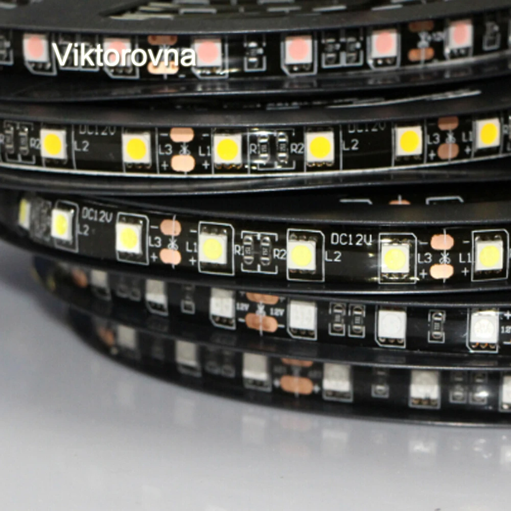 Светодиодная лента 5050 SMD RGB светодиодная без/ip65 водонепроницаемая e образная