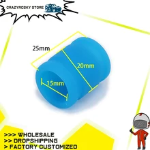 Joint Silicone échappement caoutchouc adaptateur tuyau d'échappement coupleur caoutchouc pour 1/10 Nitro modèle voiture HSP Himoto HPI Traxxas Losi Axia(China)