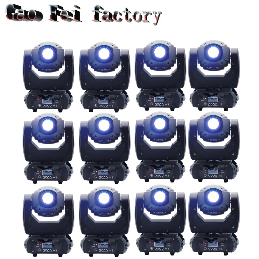 

12pcs/lot Goboled mini moving head Light 3 Face Prism Spot Stage Lighting DMX 512 10/12DMX Channel Hi-Quality