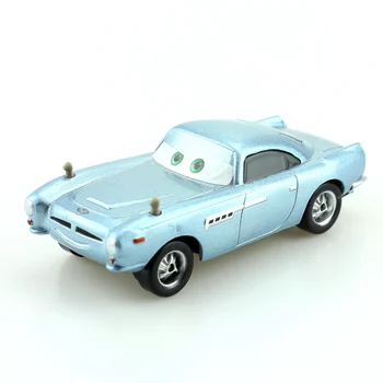 

100% Original Disney Pixar Cars Cartoon Car Finn Mcmissile 1:55 Scale Diecast Metal Alloy Modle Car Cute Toys For Children Gifts