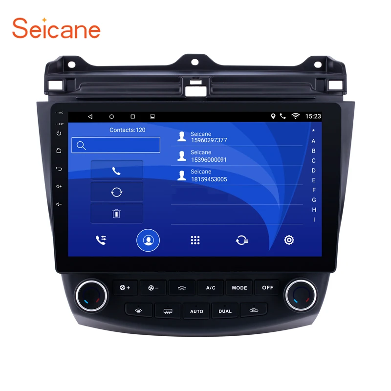 

Seicane Android 6.0/7.1/8.1 10.1" 2Din Car Radio GPS Multimedia Player Head Unit For Honda Accord 7 2003 2004 2005 2006 2007