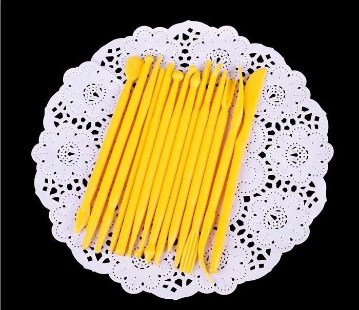 

Wholesale 14pcs/set Fondant Cake Decorating Flower Modelling Craft Clays Sugarcraft Tool Cutter+Free shipping