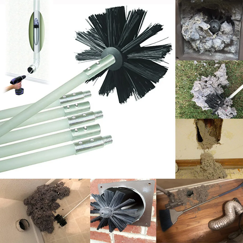 

Cleaning Dryer Duct Cleaning Brush Kit Lint Remover Extends Up To 12 Feet Synthetic Brush Head Window Cleaner Keukenhulpjes