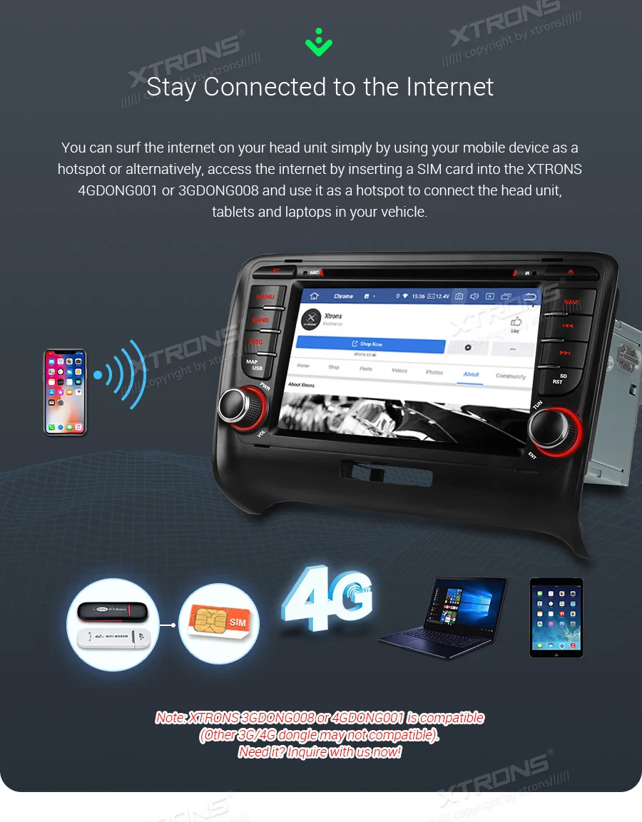 Cheap 7" Android 9.0 Pie OS Car DVD Multimedia Navigation GPS Radio for Audi TT MK2 (8J) 2006-2014 with Car Play Function Support 15