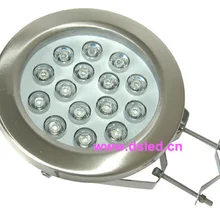 IP68, высокая мощность, 15 W Светодиодный прожектор для улицы, светодиодный уличный свет, 15X1 Вт, 24 V DC, DS-10-54-15W, нержавеющая сталь, 2 года гарантии