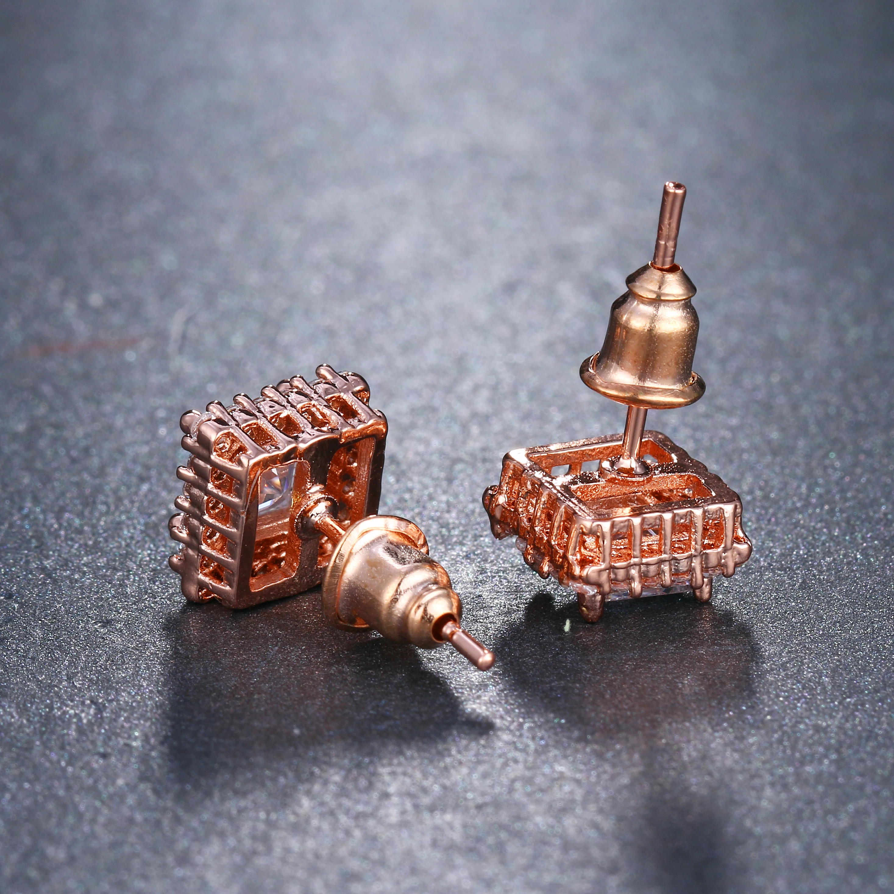 Женские квадратные серьги гвоздики EMMAYA с фианитом AAA|cz stud earrings|stud earringsstud earrings for