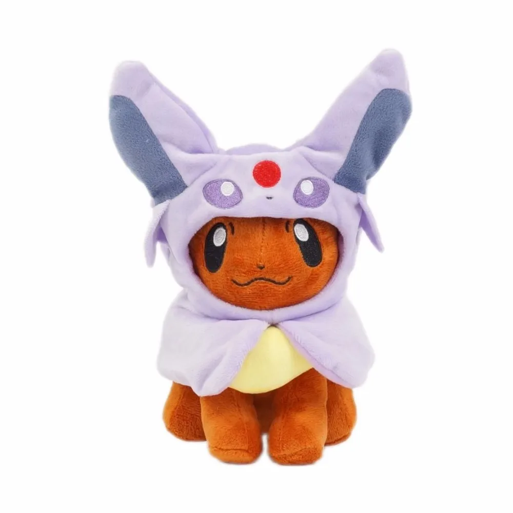 Аниме 20 см Eevee пончо Umbreon Espeon Jolteon Vaporeon Sylveon Flareon плюшевые куклы мягкие игрушки