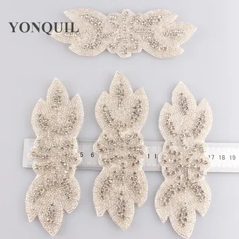 

Rhinestone appliques patches crystal rhinestone sash for bridal wedding hats dresses gowns belts accessories 6pcs/lot SYBB118