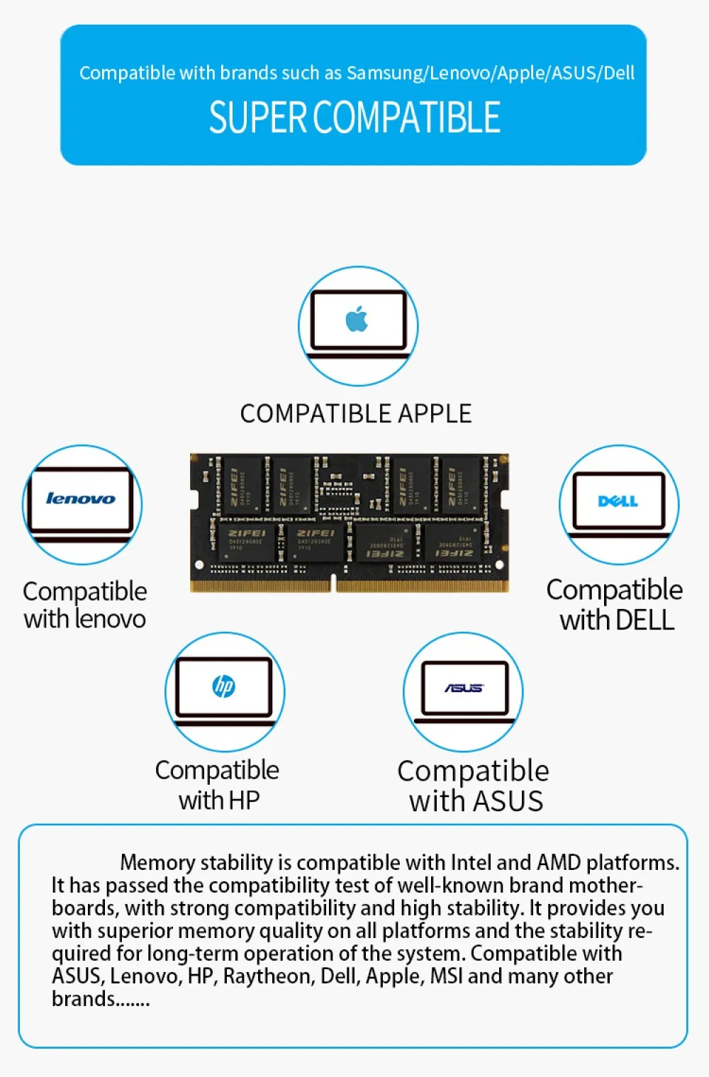 ZIFEI DDR4 8 ГБ 4 ГБ 16 ГБ 2133 2400 МГц so dimm SD ram ноутбук Память ram