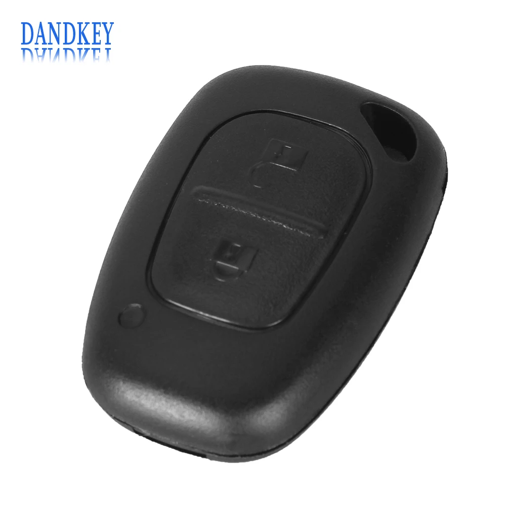 Dandkey 10 шт. 2 кнопки пульт дистанционного ключа оболочки для Renault Trafic Vauxhall Opel Master Vivaro Nissan Primastar Брелок чехол без лезвия