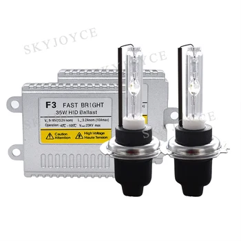 

35W Fast Bright F3 auto Ballast HID Kit 4300K 6000K 8000K Cnlight hid Bulb H1 H7 H11 9005 9006 D2H 35W Cnlight H7 hid Kit light