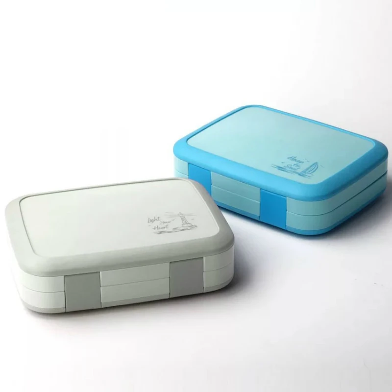 

2 Layer Kids Lunch Box Tiffin Box for Kids Food Storage Container Bento Lunchbox Cute Gift Kindergarten Outing Picnic Meal Prep