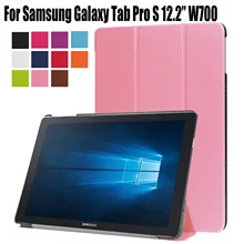 for Samsung Galaxy Tab Pro S 12 2 W707 W703 W700 12 2 Stand PU leather