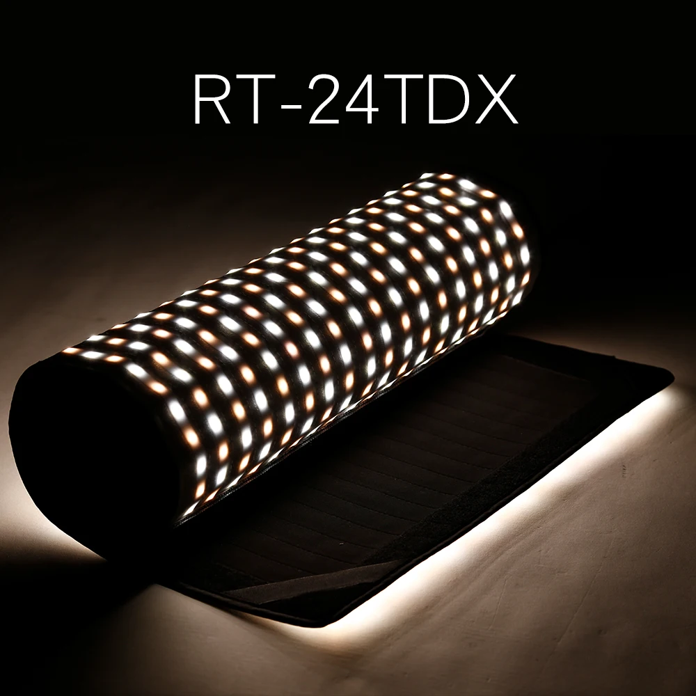 Falcon Eyes RX 24TDX портативная Гибкая квадратная скручивающаяся ткань светодиодная