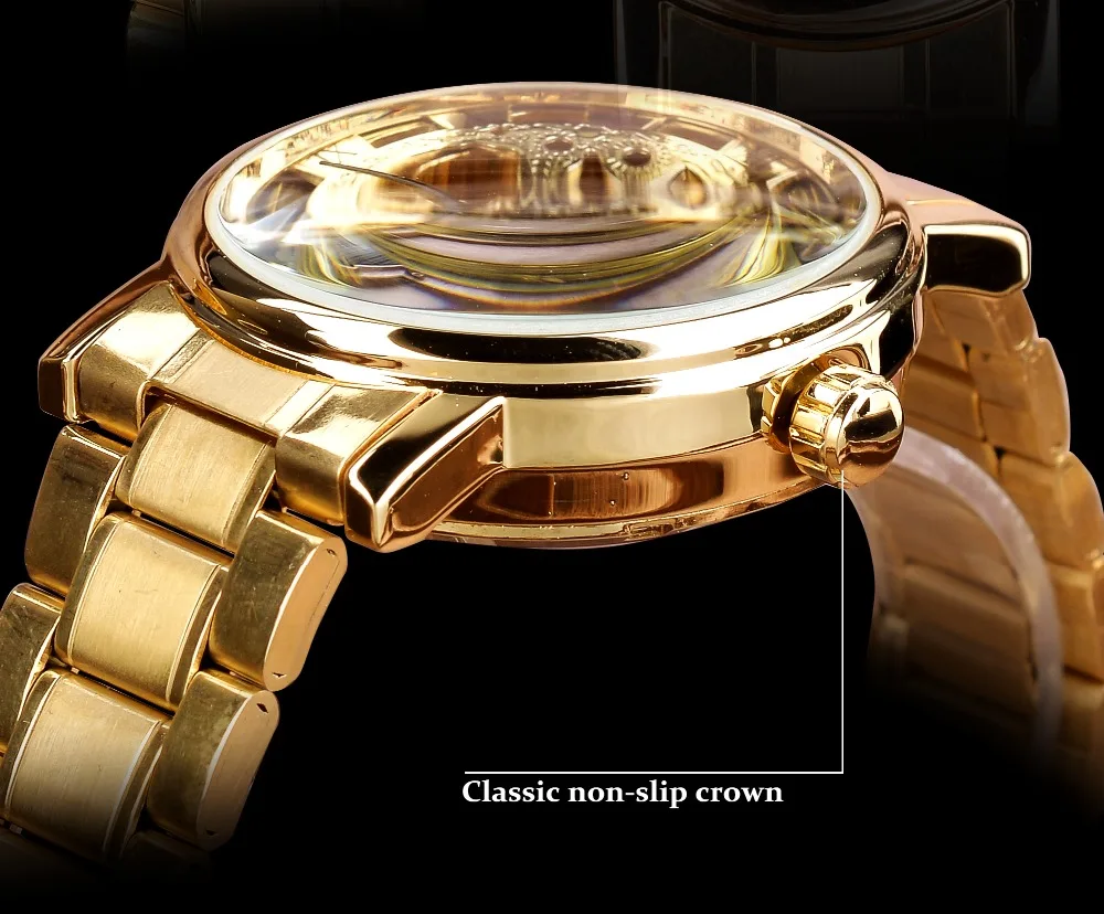 marca superior esqueleto luxo masculino relógio montre homme