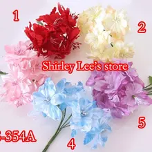 120 гроздья = 720 шт. х средняя многоцветная ткань звезда цветок букет ж/На проволоке, скрапбукинг