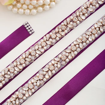 

Hand Beaded Crystal Bridal Belt Rhinestones Bridal Belt Crystal Wedding Belt For Wedding Dress Accessories A134BRG