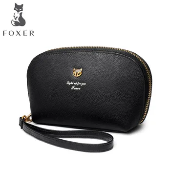 

FOXER 2020 New Women Leatherbag designer famous brand Multifunctional wrist mobile phone bag fashion leather women clutch bag