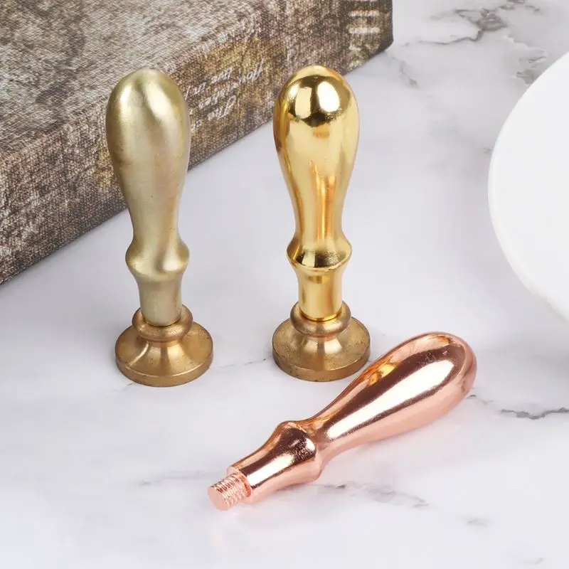 

Stamp Handle Bronze Gold Classic Metal Handle for Sealing Wax Seal Stamp Greeting Wedding Invitation DIY Craft Personalized Gift