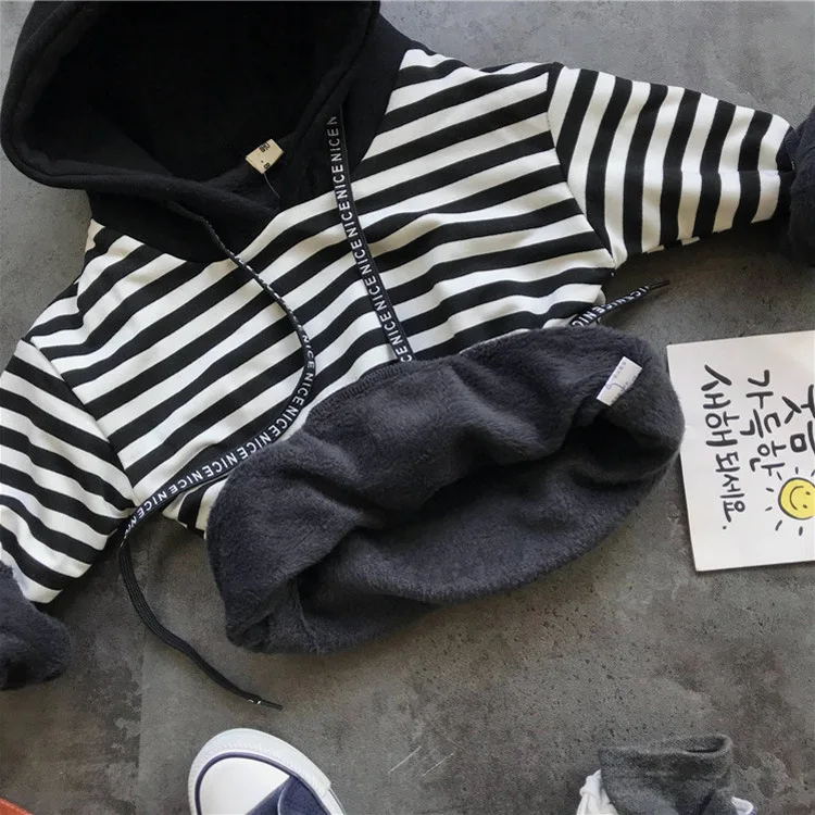 Thick Striped Hoodie Thick Striped Hoodie