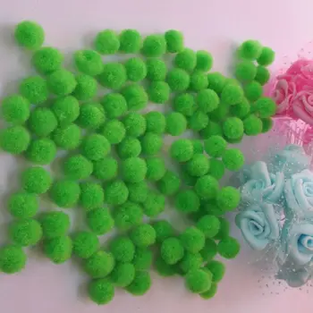 

Free shipping green Maomao ball high elastic polypropylene fiber ball plush ball diy accessories 10mm 1000pcs/bag 009001001