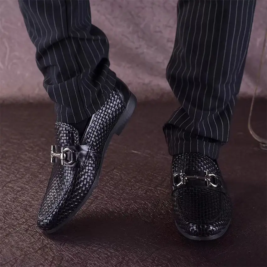 GRIMENTIN/брендовая модная мужская официальная обувь из натуральной кожи; дышащая мужская обувь в деловом стиле; цвет коричневый, черный