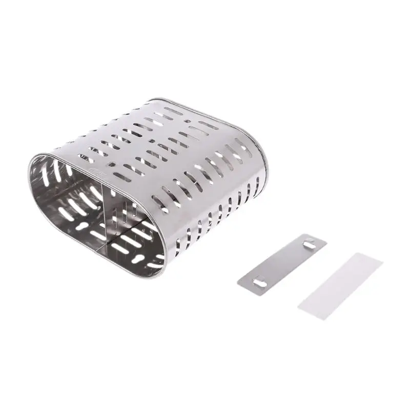 

Stainless Steel Cutlery Holder Drainer Storage Spoon Fork Chopsticks Organizer Rack Kitchen Tools