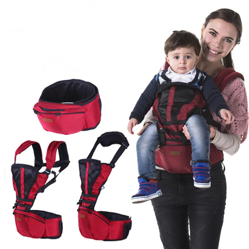 Jerrybaby 3 In 1 Multifunctional Baby Hipseat Slings Backpack Carriers Breathable Ergonomic Kangoroos Carrying for Children