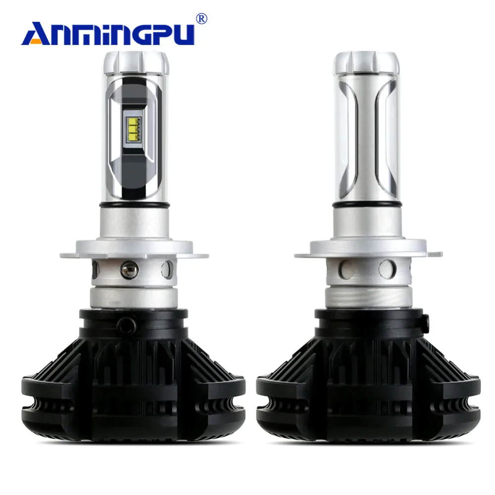 

ANMINGPU Headlight Bulbs 3000K 6000K 12000lm LED H4 H7 LED H8 H11 HB3/9005 HB4/9006 H1 H3 9012 H13 9007 50W Auto Car Light Bulbs