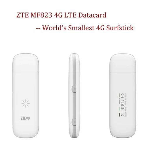 Разблокированный zte MF823 3g 4G USB LTE Dongle модем 100 Мбит/с карта данных мобильный широкополосный Стик PK MF821 MF831 MF820