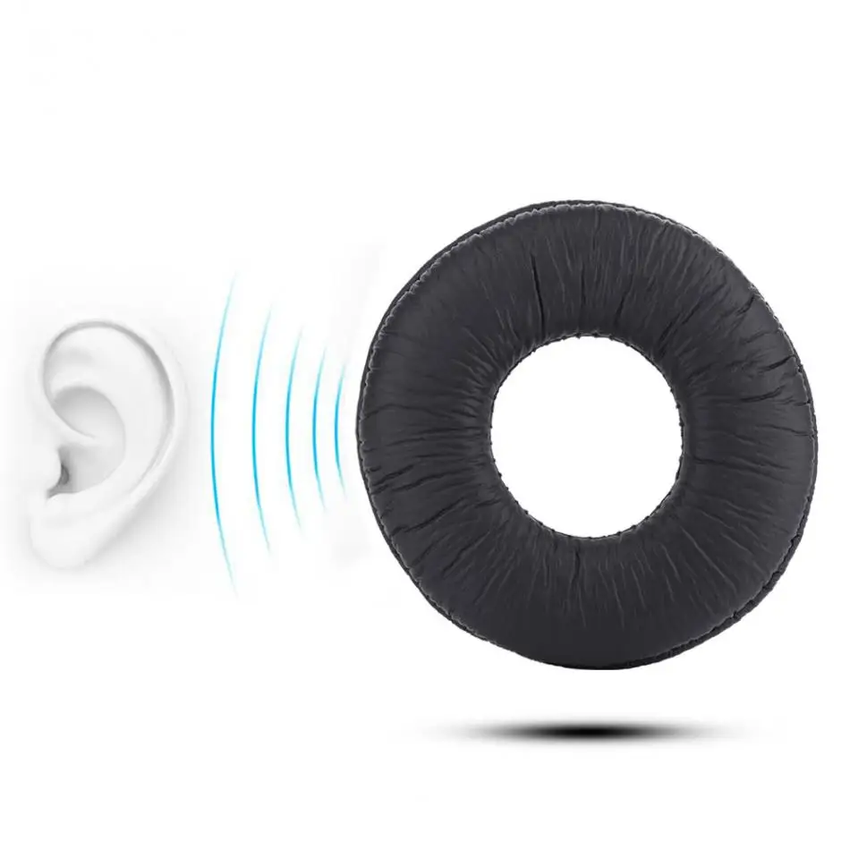 Замена амбушюры Подушка кожа пены подушечки для sony MDR-ZX110 V150 V250 V300 наушники