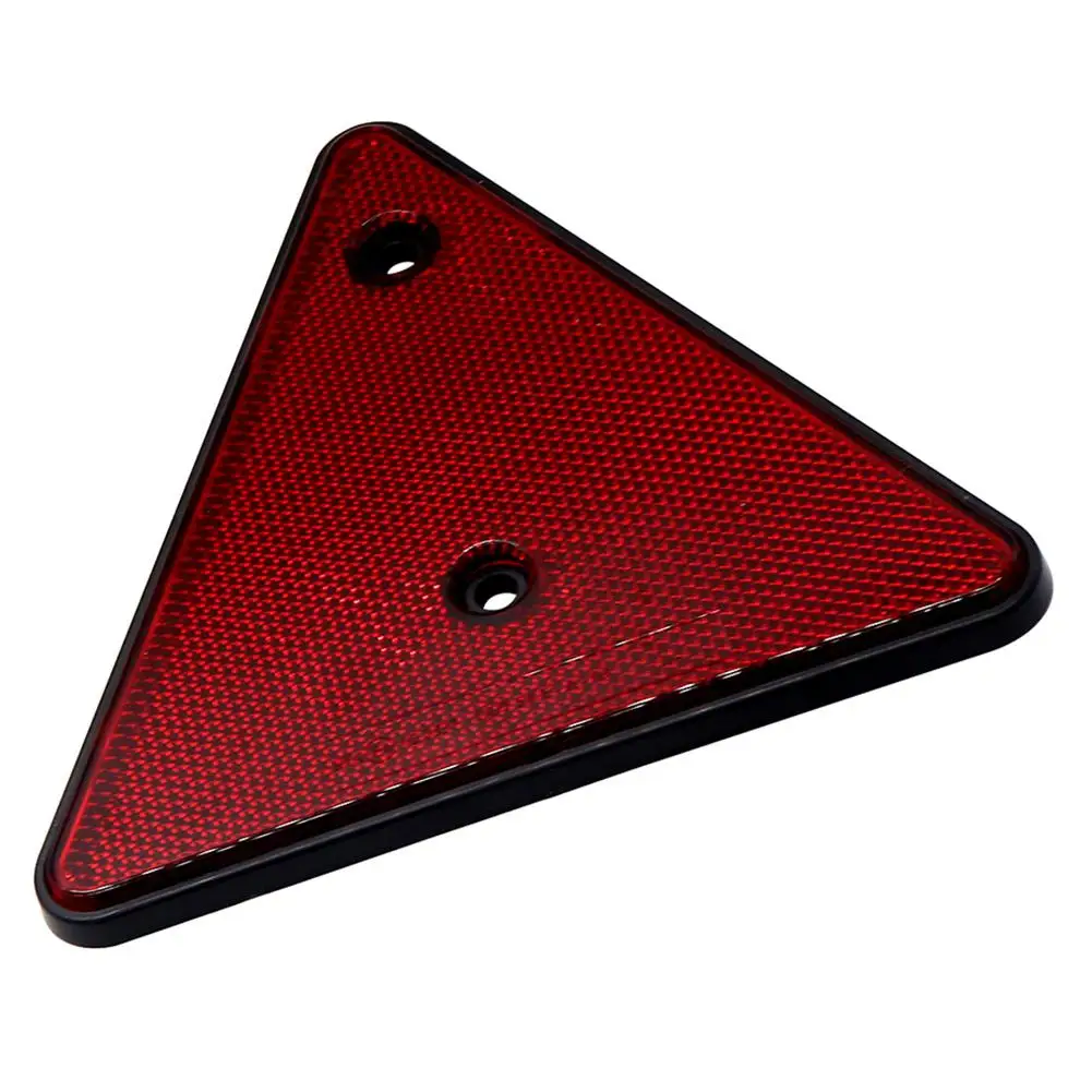 Triangle Warning Red Car Rear Reflector Safety Reflective Stop/Brake /Rear Reverse/Steering Warning Sign for Trailer Caravan