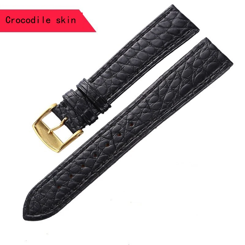 

The American crocodile skin is suitable for the Longines L4.708/L4.209 Ka LAN Ru Li Ya watch strap.